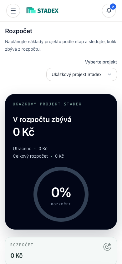 Finance na úzké obrazovce